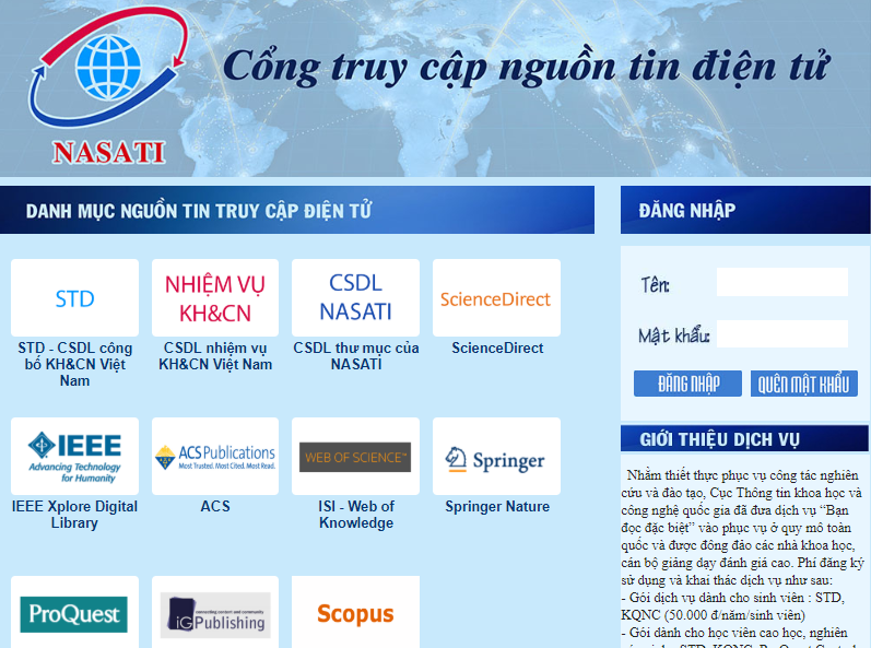 NASATI Database